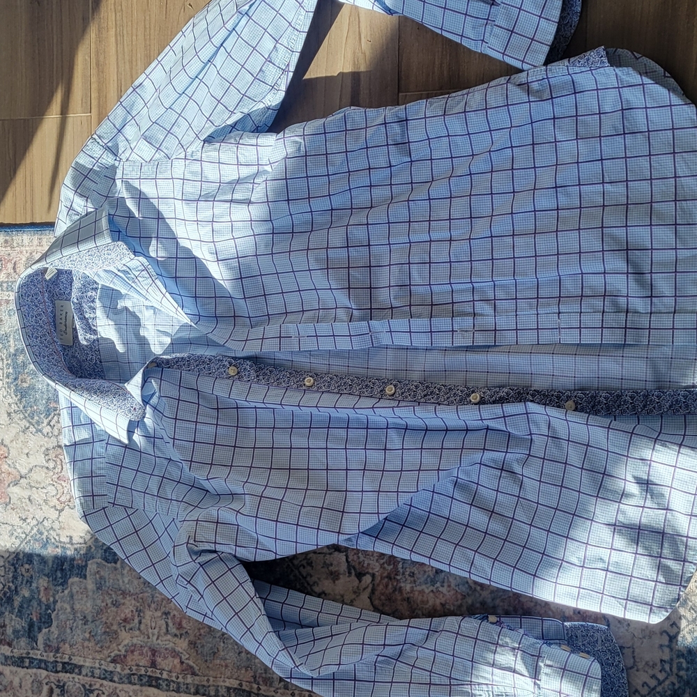 Ted Baker Blue Floral Shirt